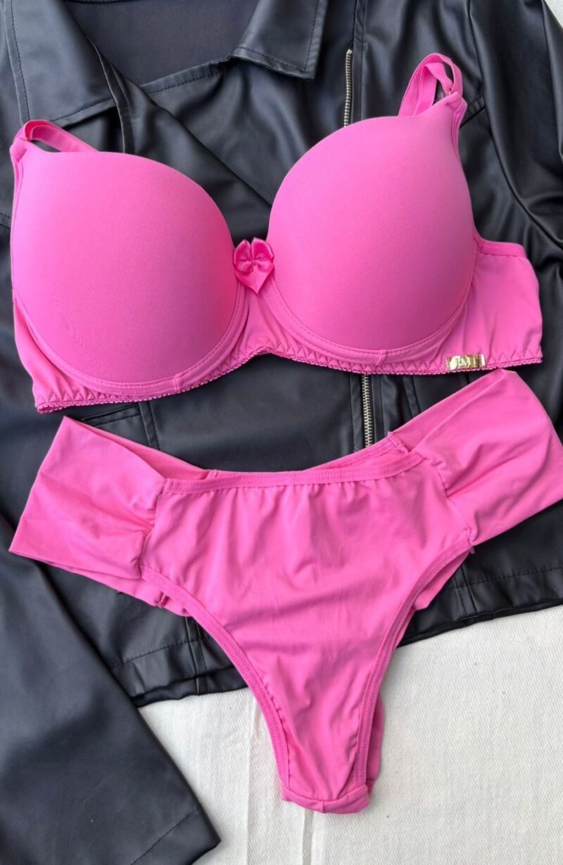 CONJUNTO BÁSICO COM CALCINHA FIO BORBOLETA