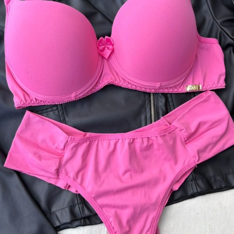 CONJUNTO BÁSICO COM CALCINHA FIO BORBOLETA